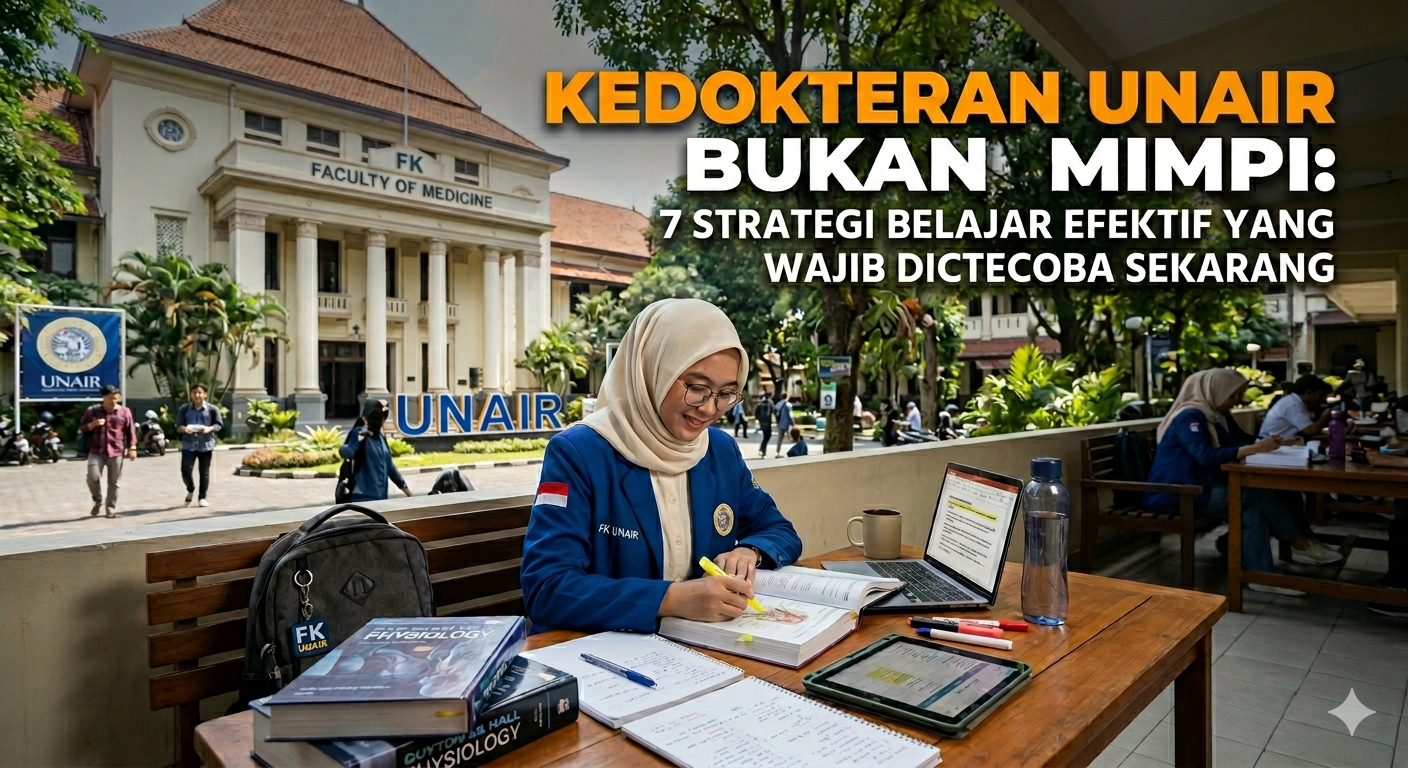 Kedokteran UNAIR Bukan Mimpi: 7 Strategi Belajar Efektif yang Wajib Dicoba Sekarang