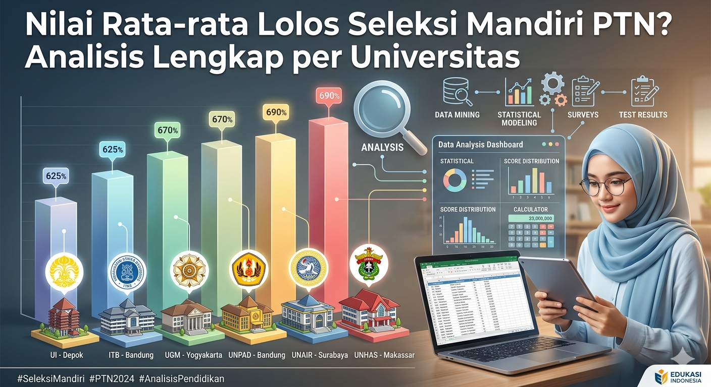 Nilai Rata-rata Lolos Seleksi Mandiri PTN? Analisis Lengkap per Universitas